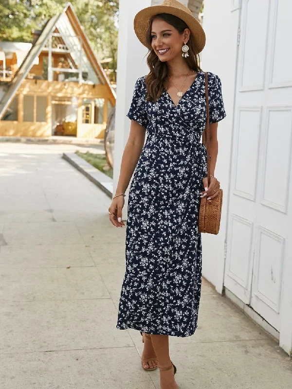 Printed long  Dress