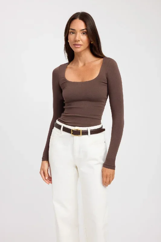 rosie-long-sleeve-top-dark-chocolate