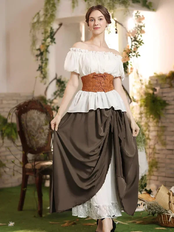 scarlet-darkness-women-renaissance-elastic-waist-double-layer-lace-hem-long-skirts-1