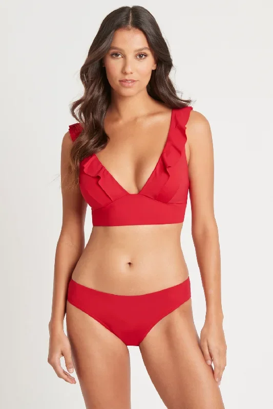 sea-level-eco-essentials-frill-bikini-top-red