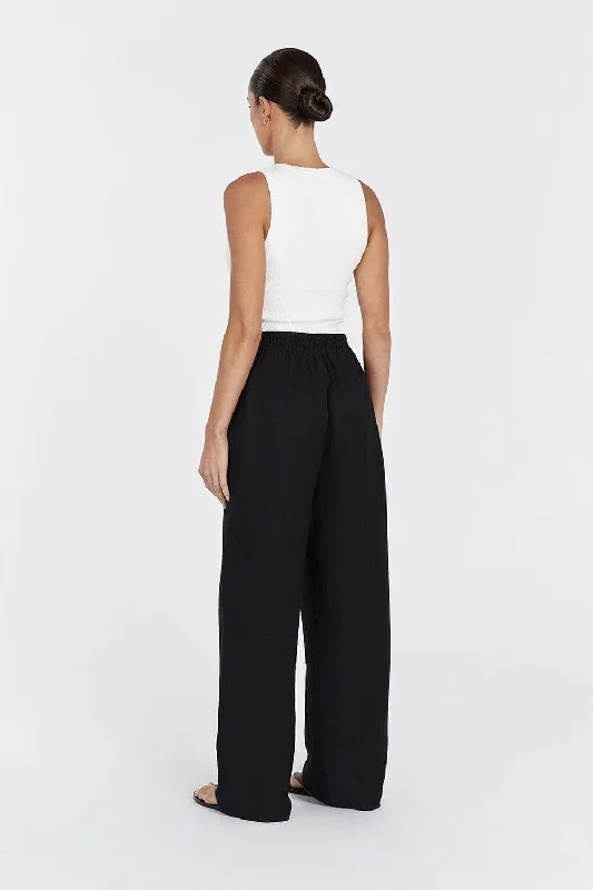 shaniya-black-linen-blend-pant