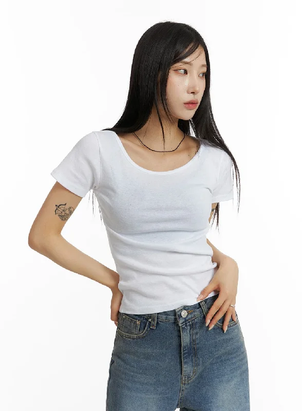 solid-round-neck-short-sleeve-tee-cf401