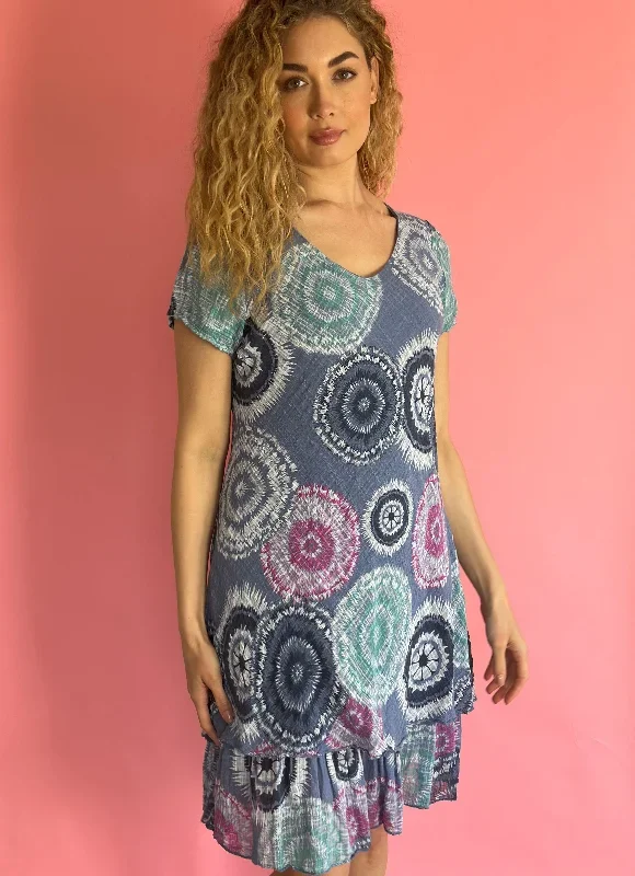 Circle Print Dress