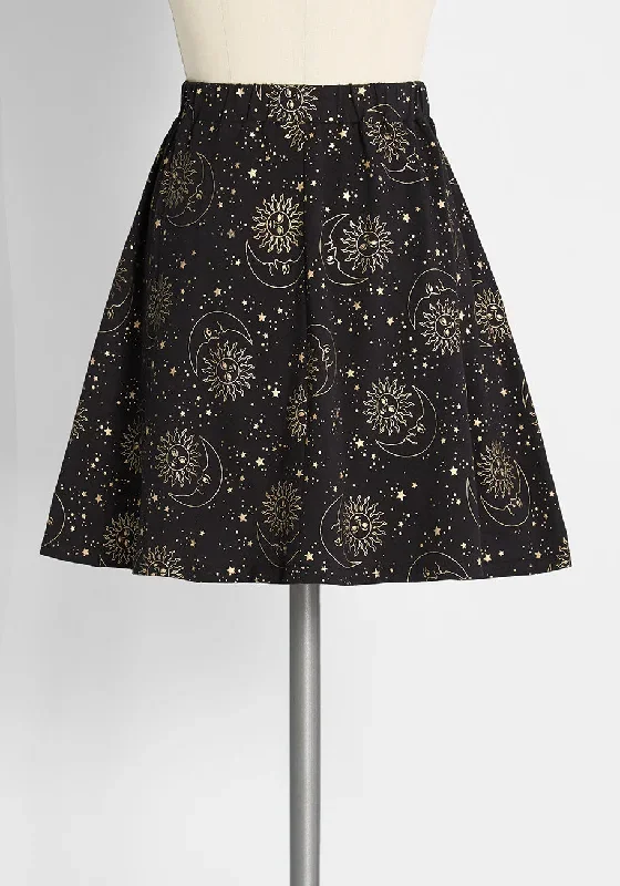 star-dusted-destiny-skater-skirt-black