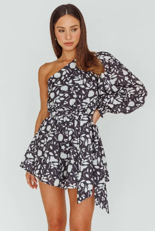 summer-lover-one-shoulder-romper-floral-black