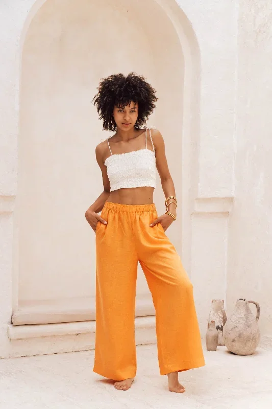 summer-pants-mandarin-orange-linen