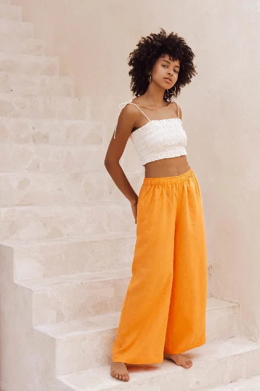 summer-pants-mandarin-orange-linen