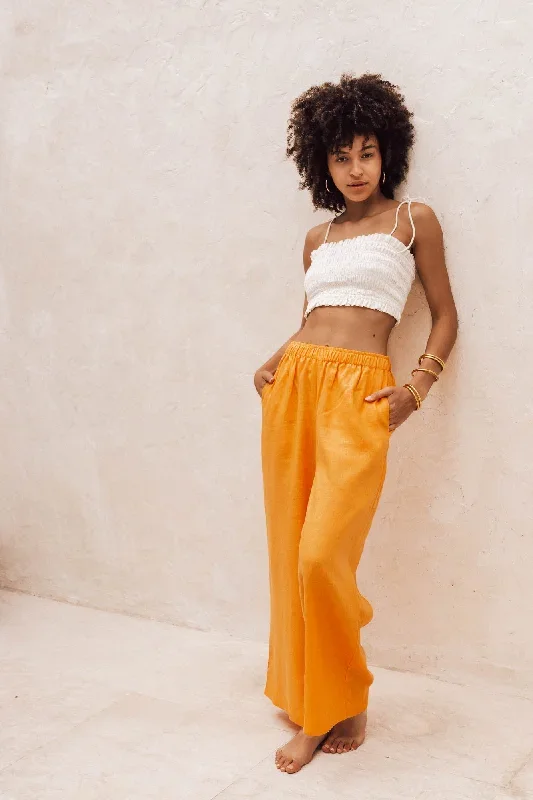 summer-pants-mandarin-orange-linen