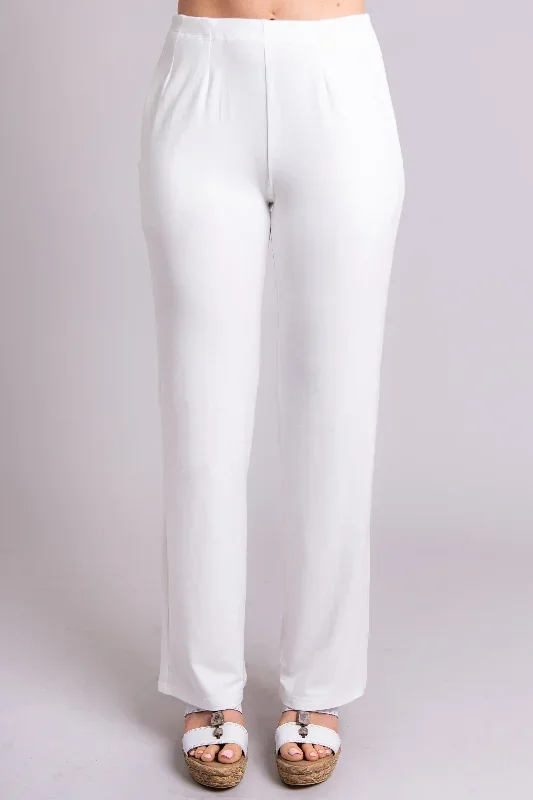 Susan Pant, White, Bamboo