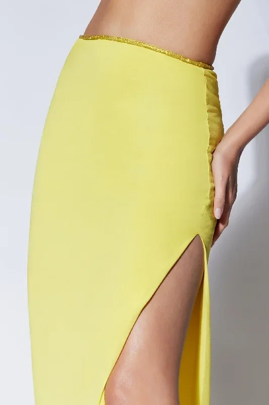 sweeney-diamante-maxi-skirt-with-split-chartreuse