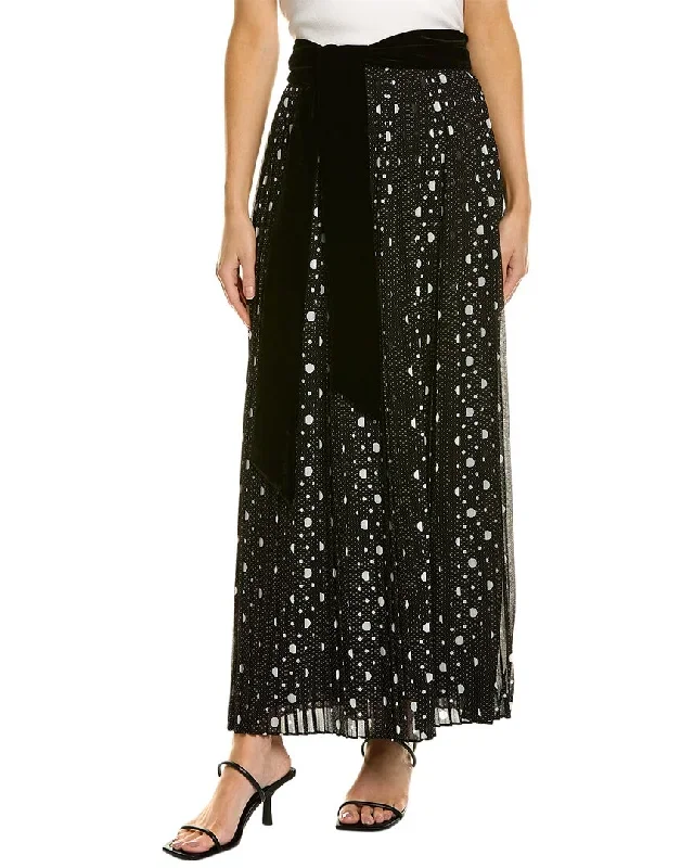 The Kooples Pleated Maxi Skirt