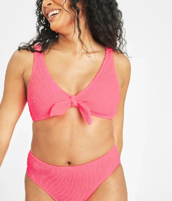 the-ruched-plunge-bralette-bikini-swim-bundle-electric-pink