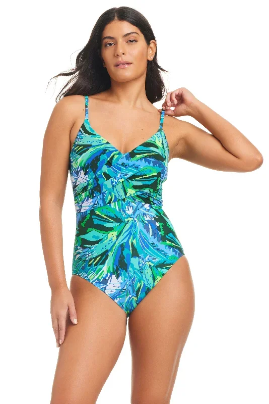 Beyond Tummy Control The Tanya Draped One-Piece Swimsuit