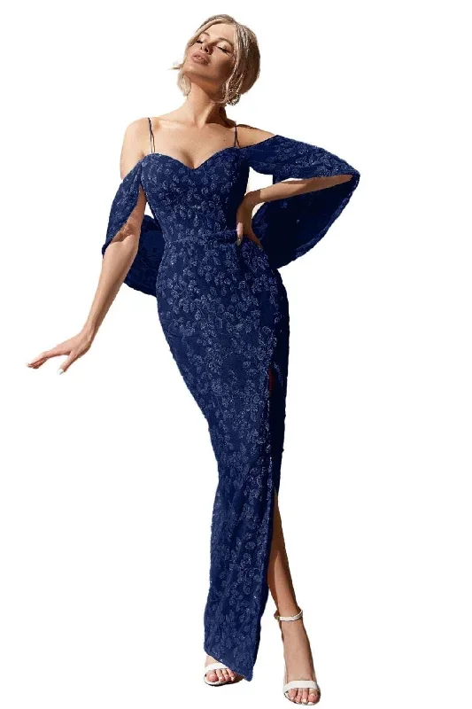 TINAHOLLY Lavinia  Tk048 Sequin Dress (Navy)- RRP $499