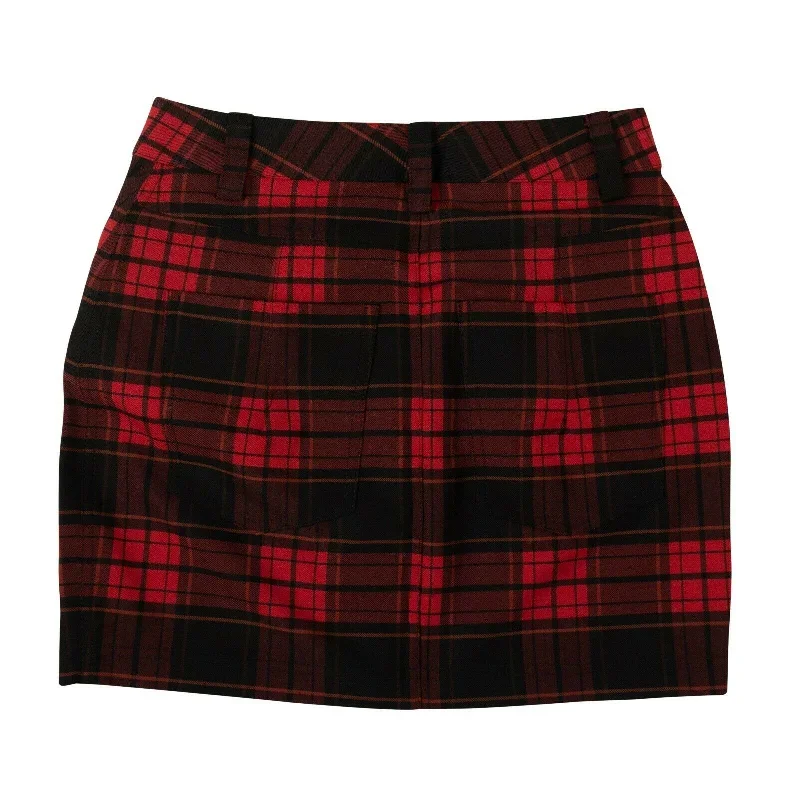 unravel-project-checked-mini-skirt-red-black