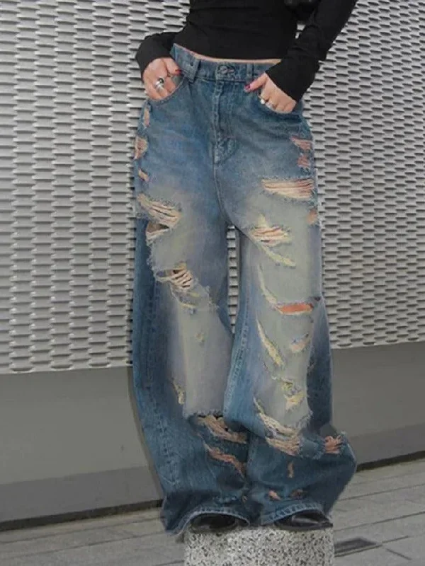 vintage-distressed-low-rise-ripped-jeans