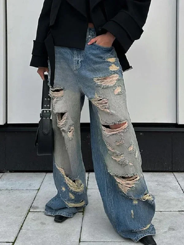 vintage-distressed-low-rise-ripped-jeans