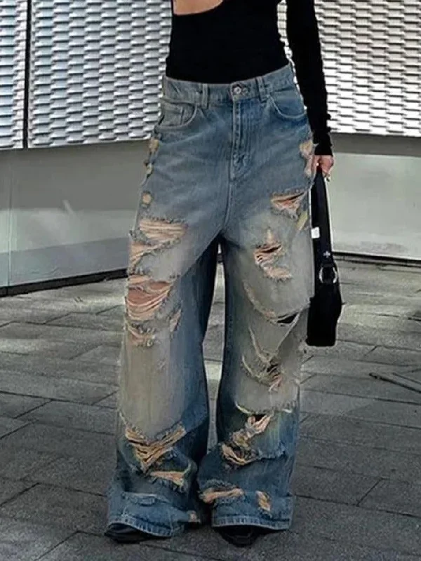 vintage-distressed-low-rise-ripped-jeans