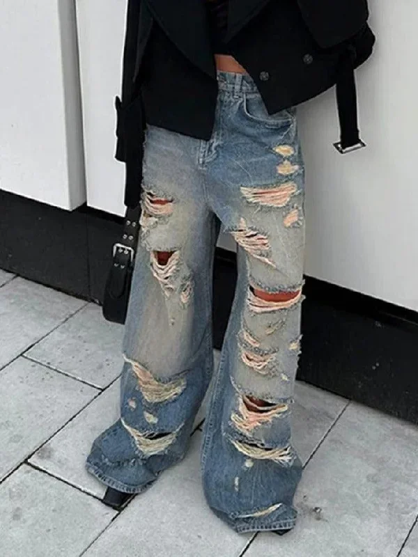 vintage-distressed-low-rise-ripped-jeans