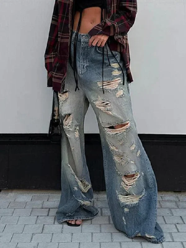 vintage-distressed-low-rise-ripped-jeans