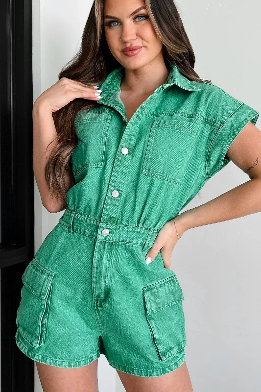 work-hard-play-harder-denim-utility-romper-green